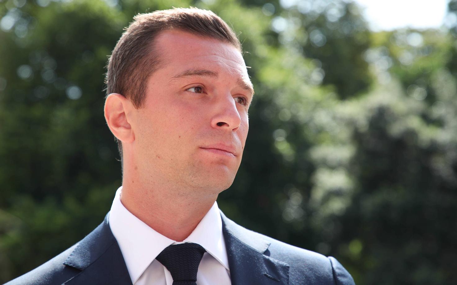 Prantsuse erakonna Rahvuslik Liit juht Jordan Bardella