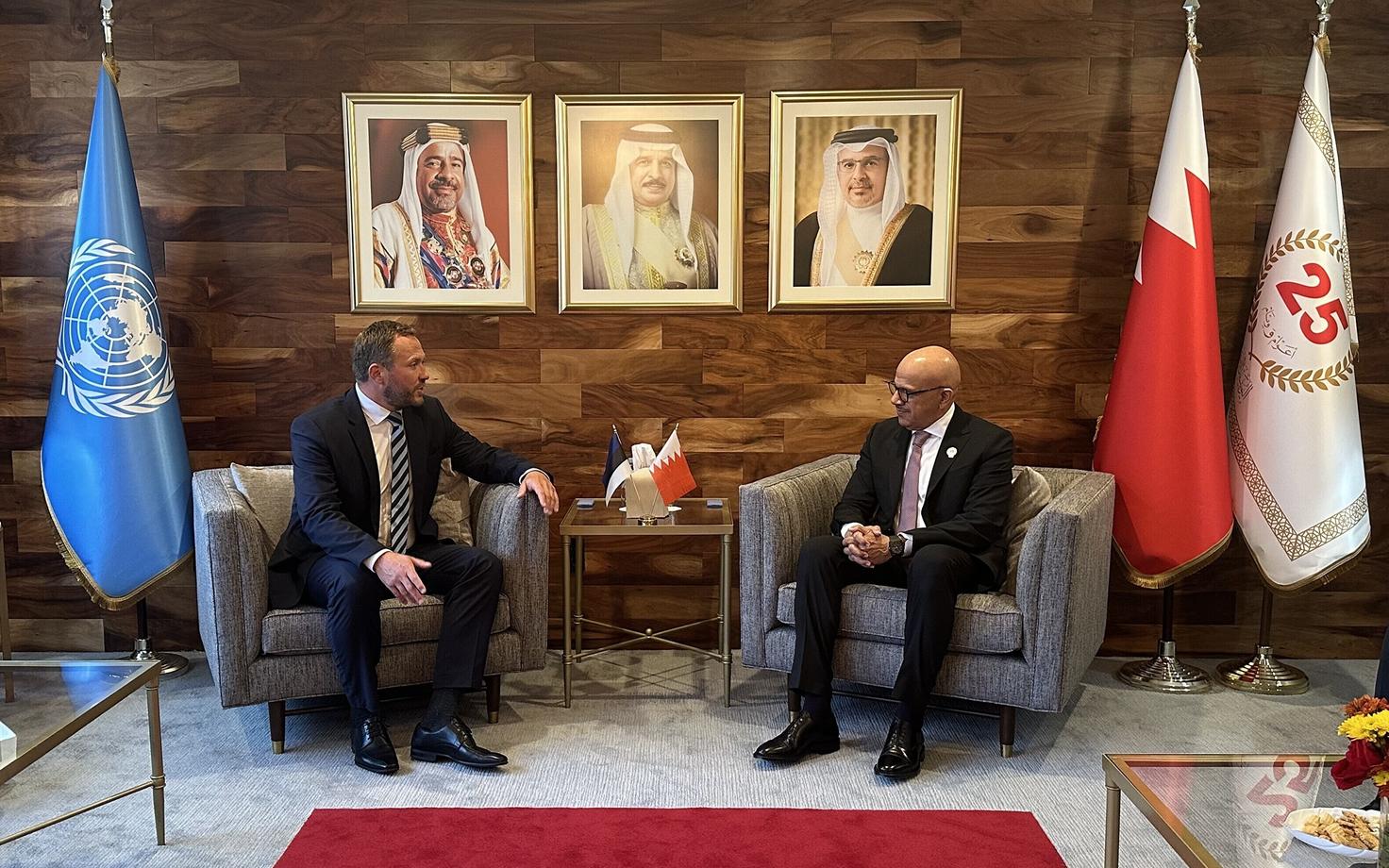 Välisminister Margus Tsahkna kohtumine Bahreini välisministri Abdullatif bin Rashid Alzayaniga New Yorgis