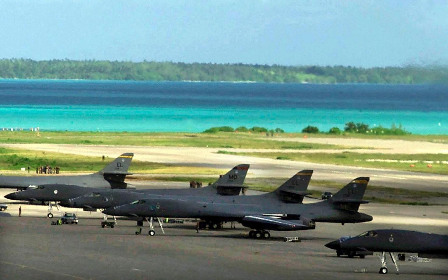 USA õhujõudude baas Chagose saarestikus asuval Diego Garcia saarel.