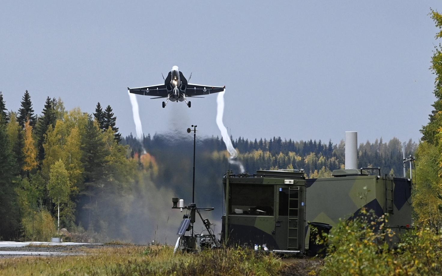 Soome armee käsutuses olev F/A-18 Hornet