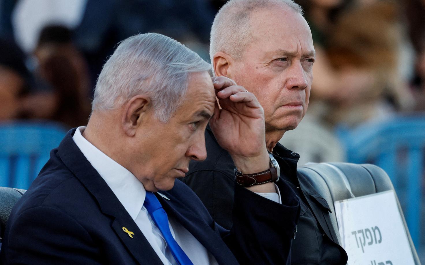 Benjamin Netanyahu ja Yoav Gallant