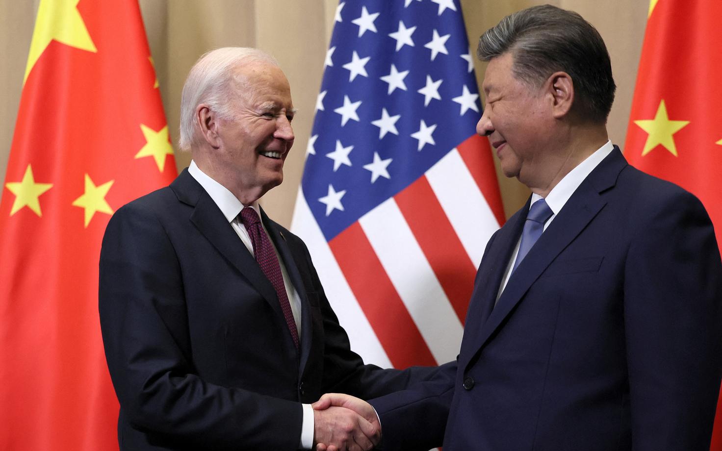 Joe Biden ja Xi Jinping APEC-i kohtumisel Peruu pealinnas Limas.