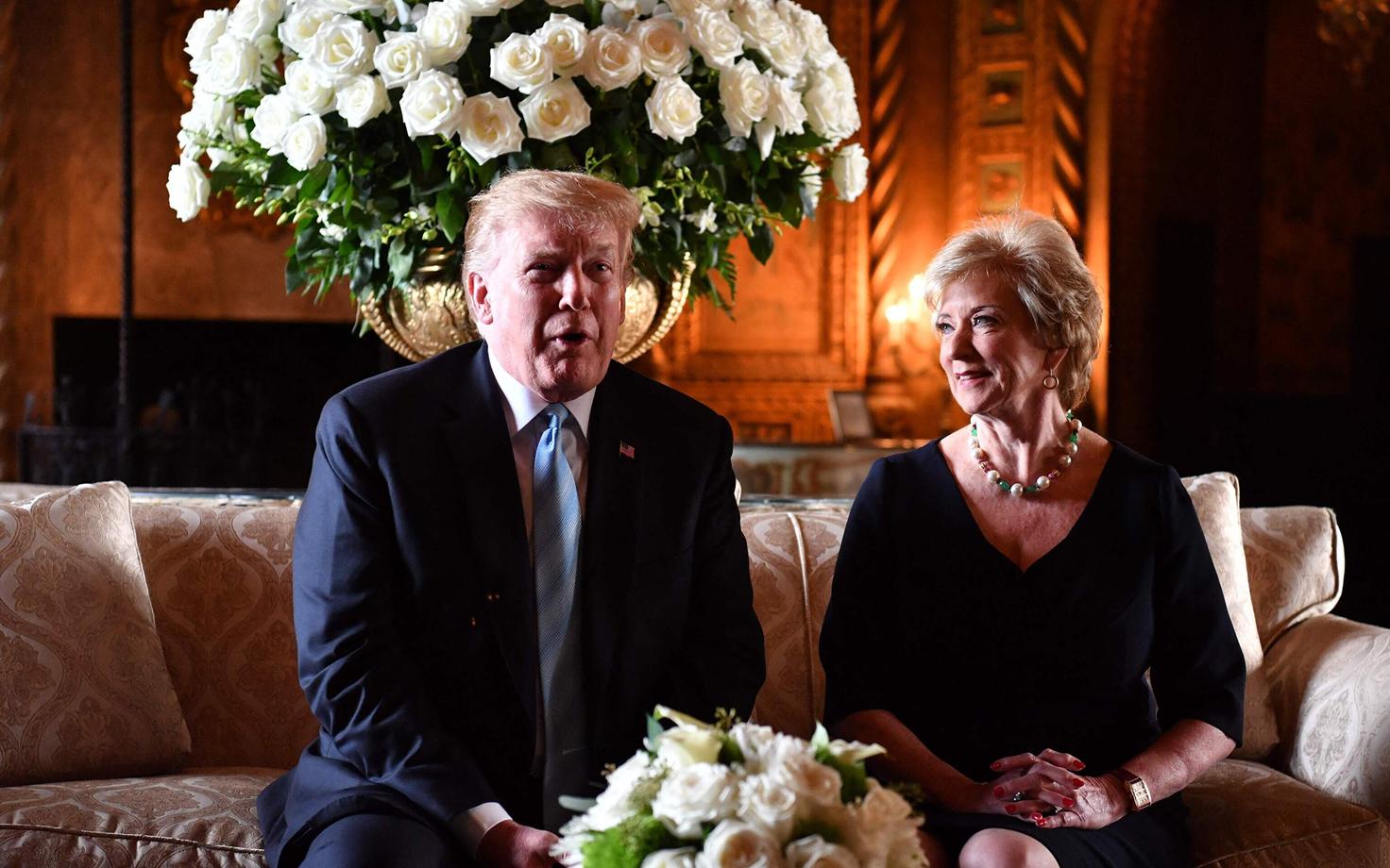 Donald Trump ja Linda McMahon
