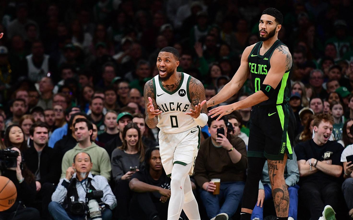 Damian Lillard ja Jayson Tatum
