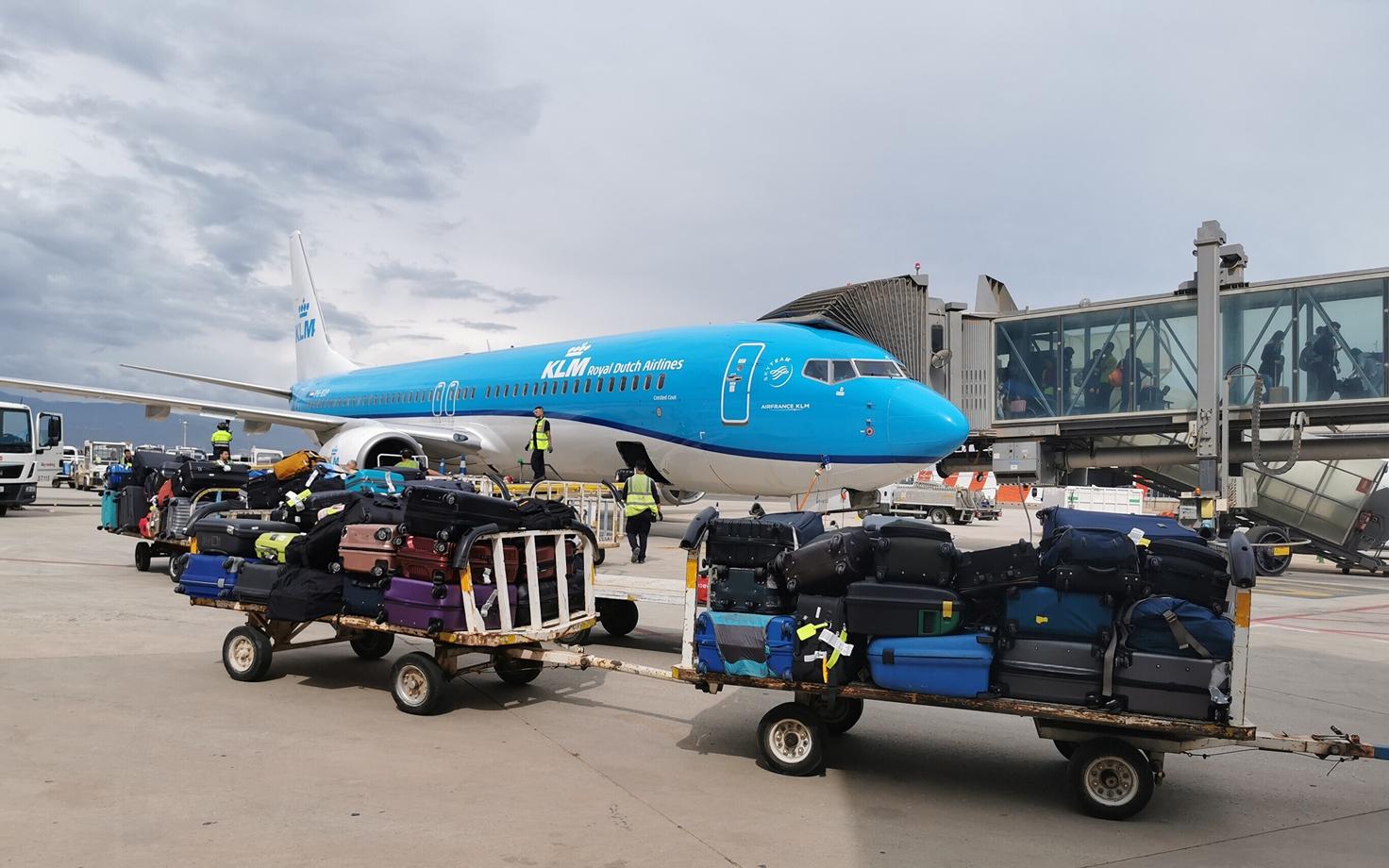 Самолет компании KLM.