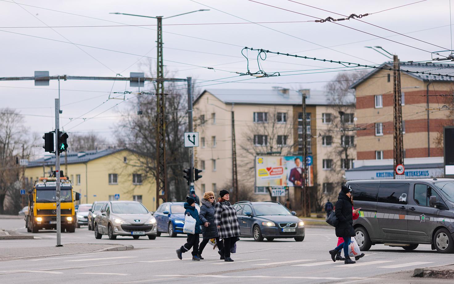 Kristiine intersection as it currently is.