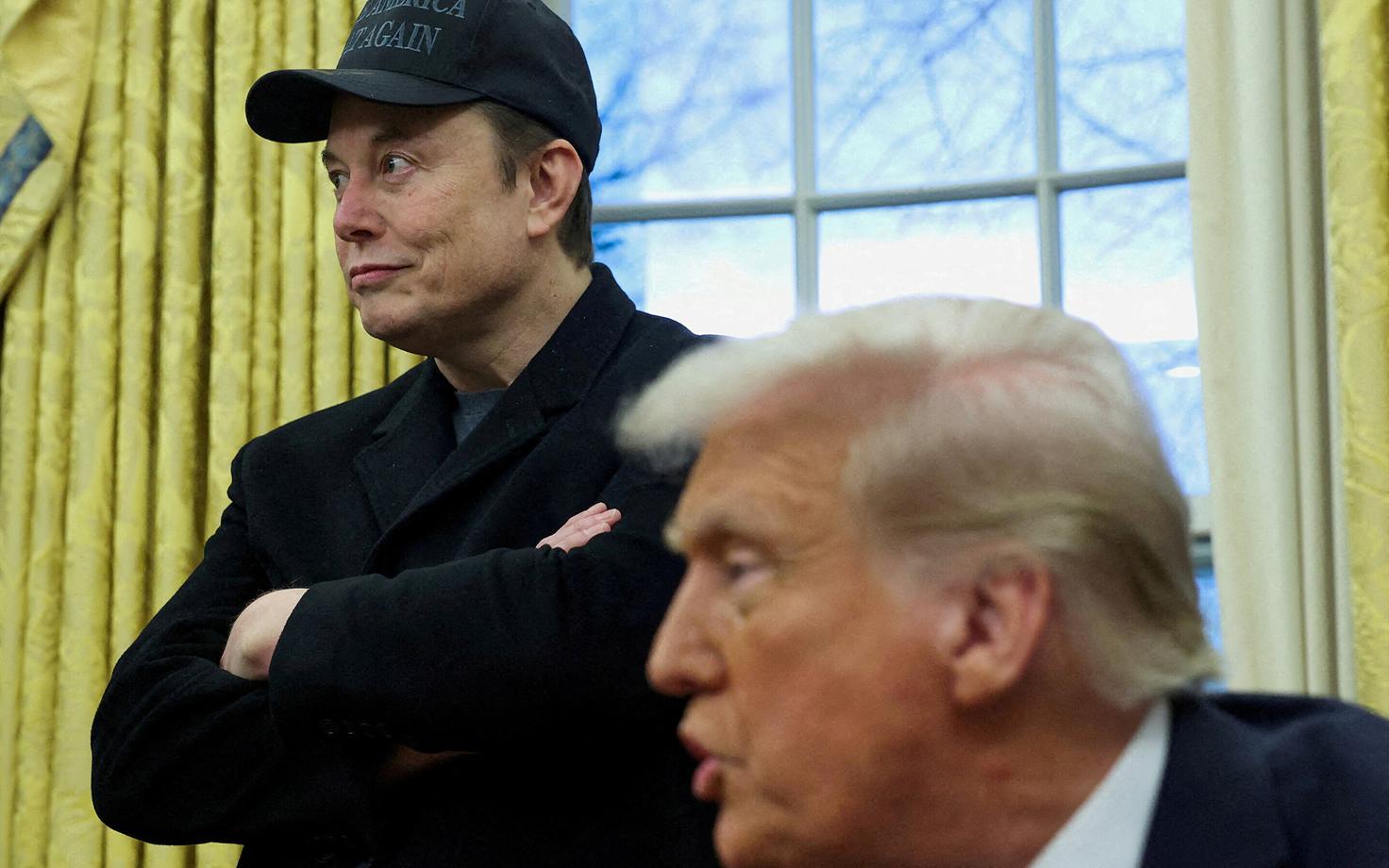Miljardär Elon Musk ja USA president Donald Trump
