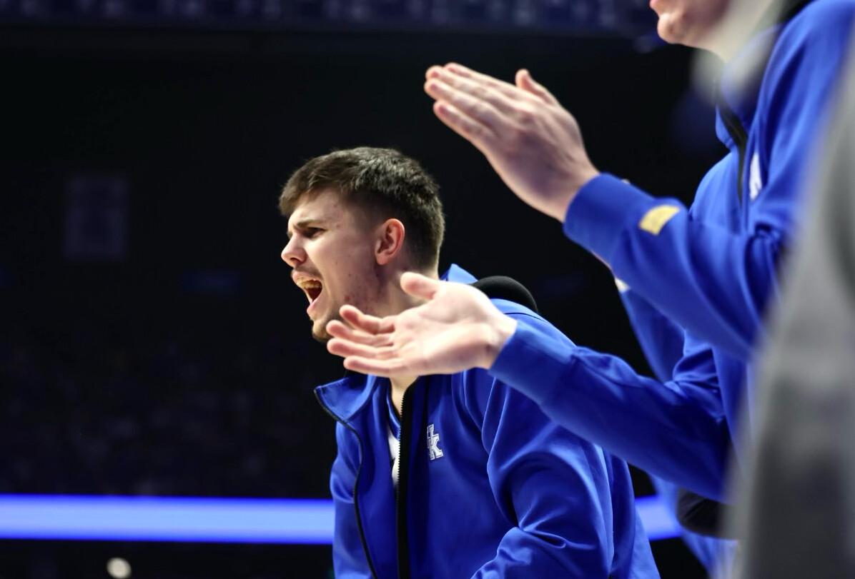 Kerr Kriisa, while he was with the University of Kentucky Wildcats (2024-2025).