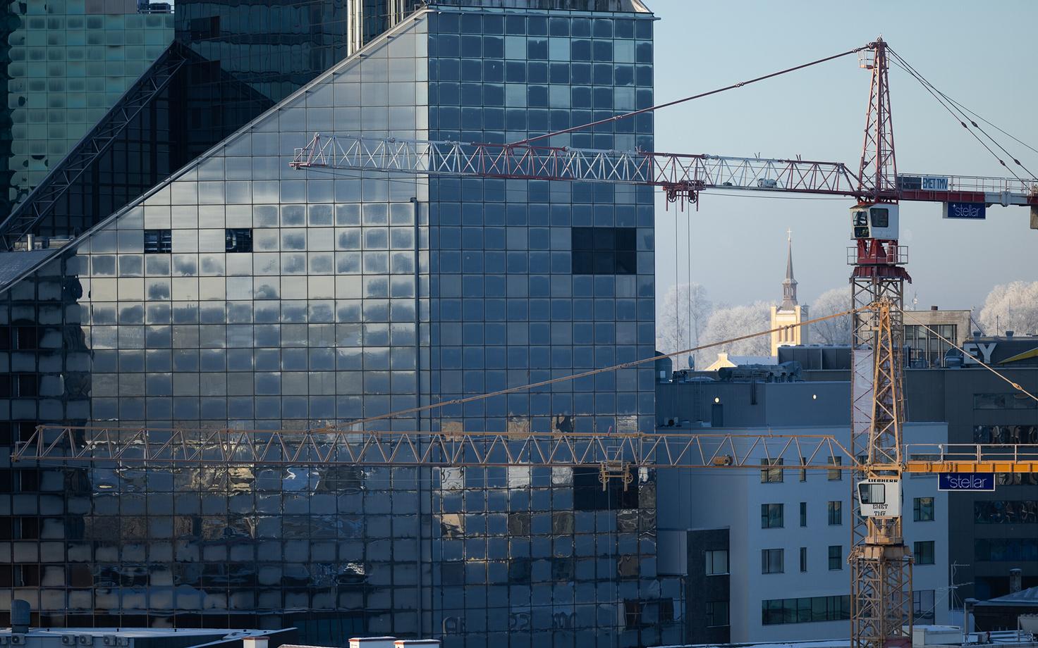Kraanad Tallinna kesklinnas.