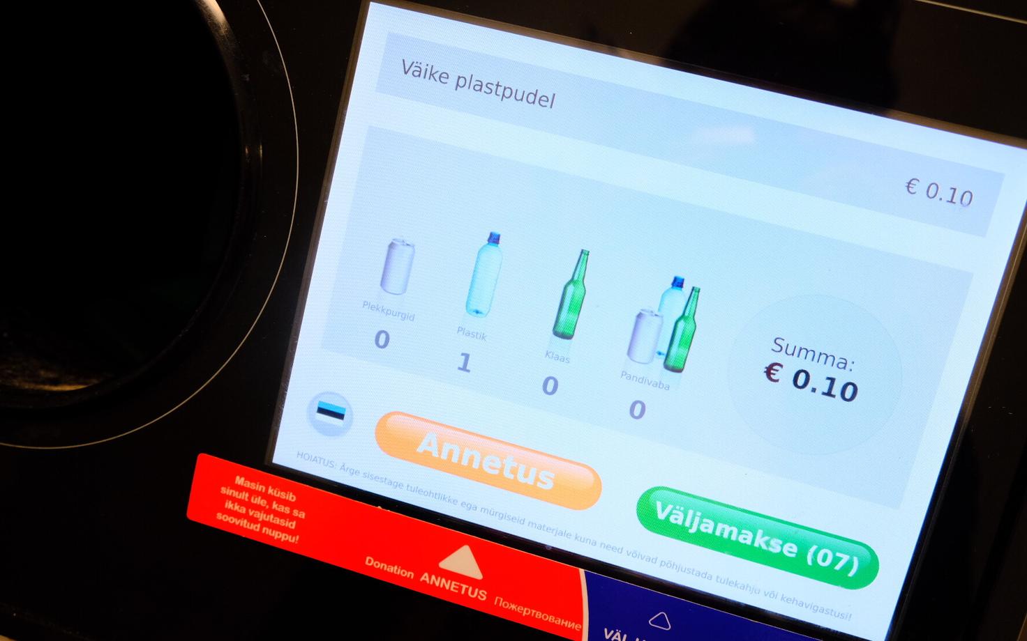 Taaraautomaat.
