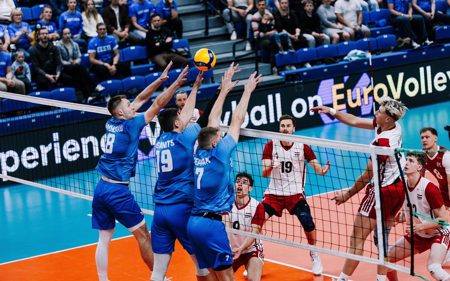 Võrkpalli Euroopa liiga: Eesti – Austria