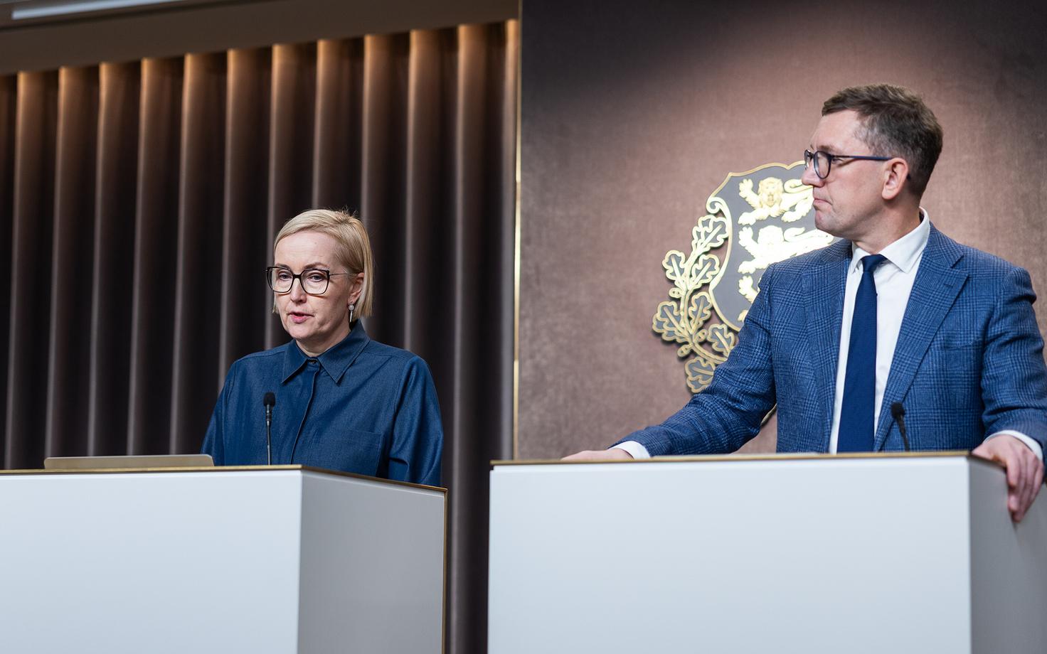 Kristina Kallas ja Kristen Michal.