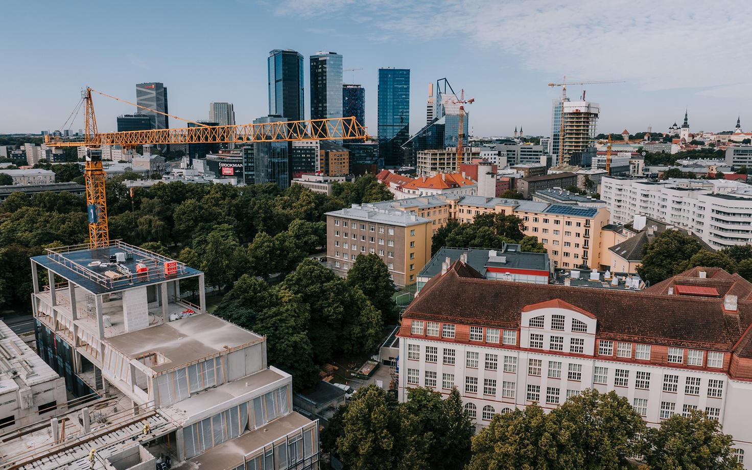 Tallinna kesklinn.