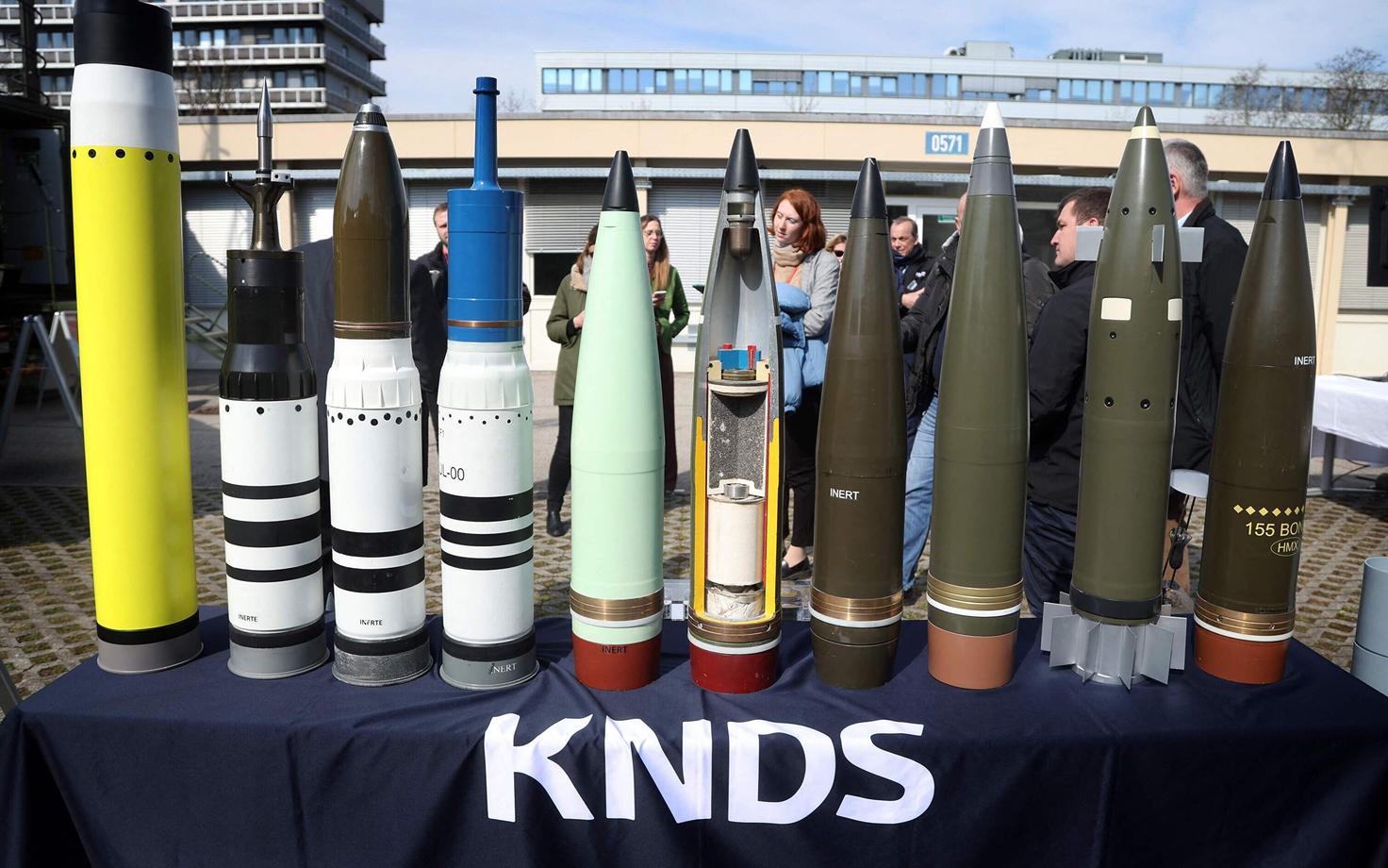 KNDS-I toodetavad tanki- ja suurtükimürsud näitusel Münchenis.