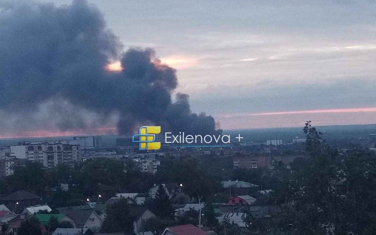 Пожар на ракетном заводе в Самаре.