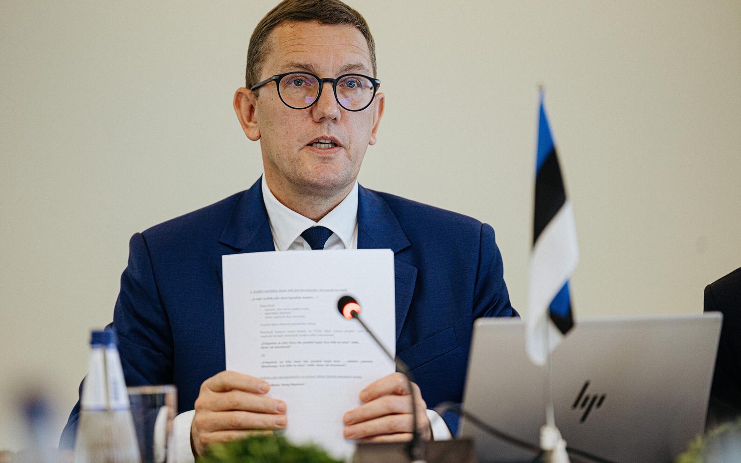 Valitsuse istung Stenbocki majas riigieelarve teemal
