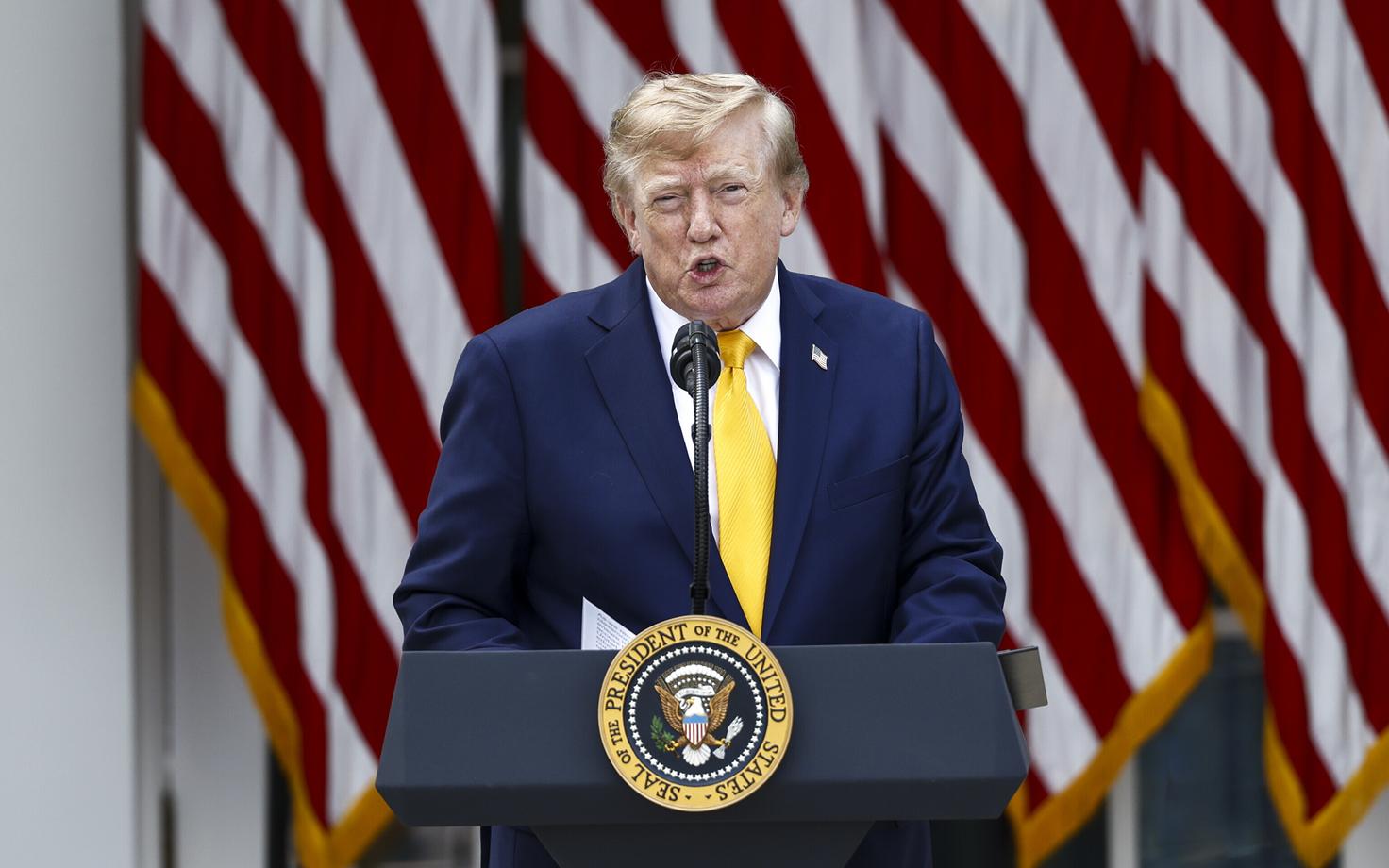 USA president Donald Trump