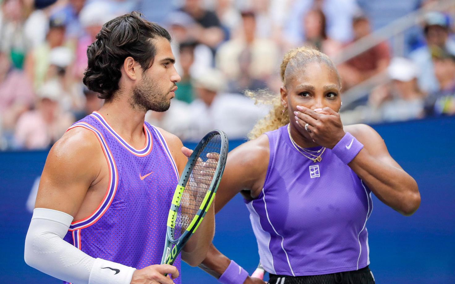 Carlos Alcaraz ja Serena Williams