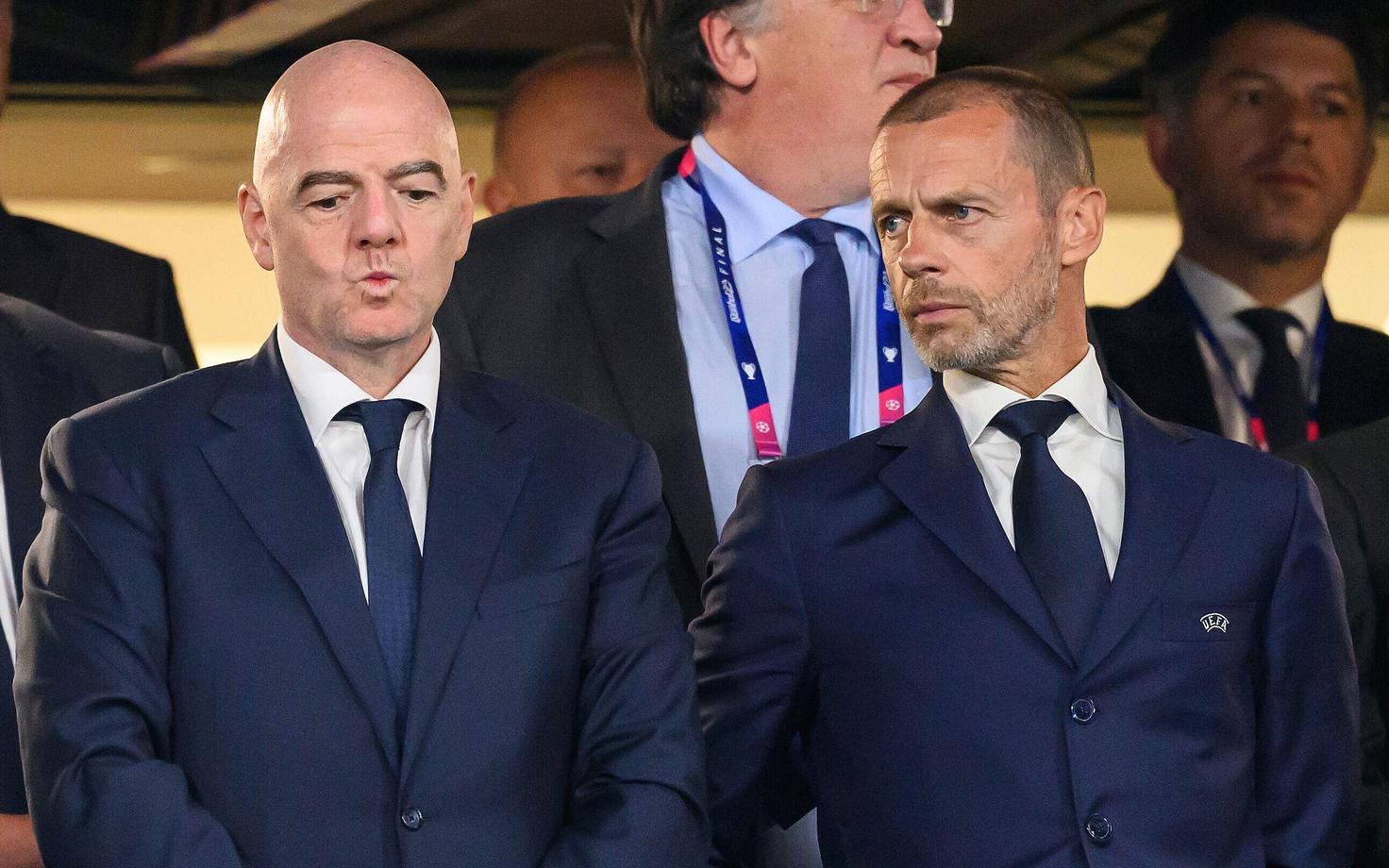 Gianni Infantino ja Aleksander Cerefin