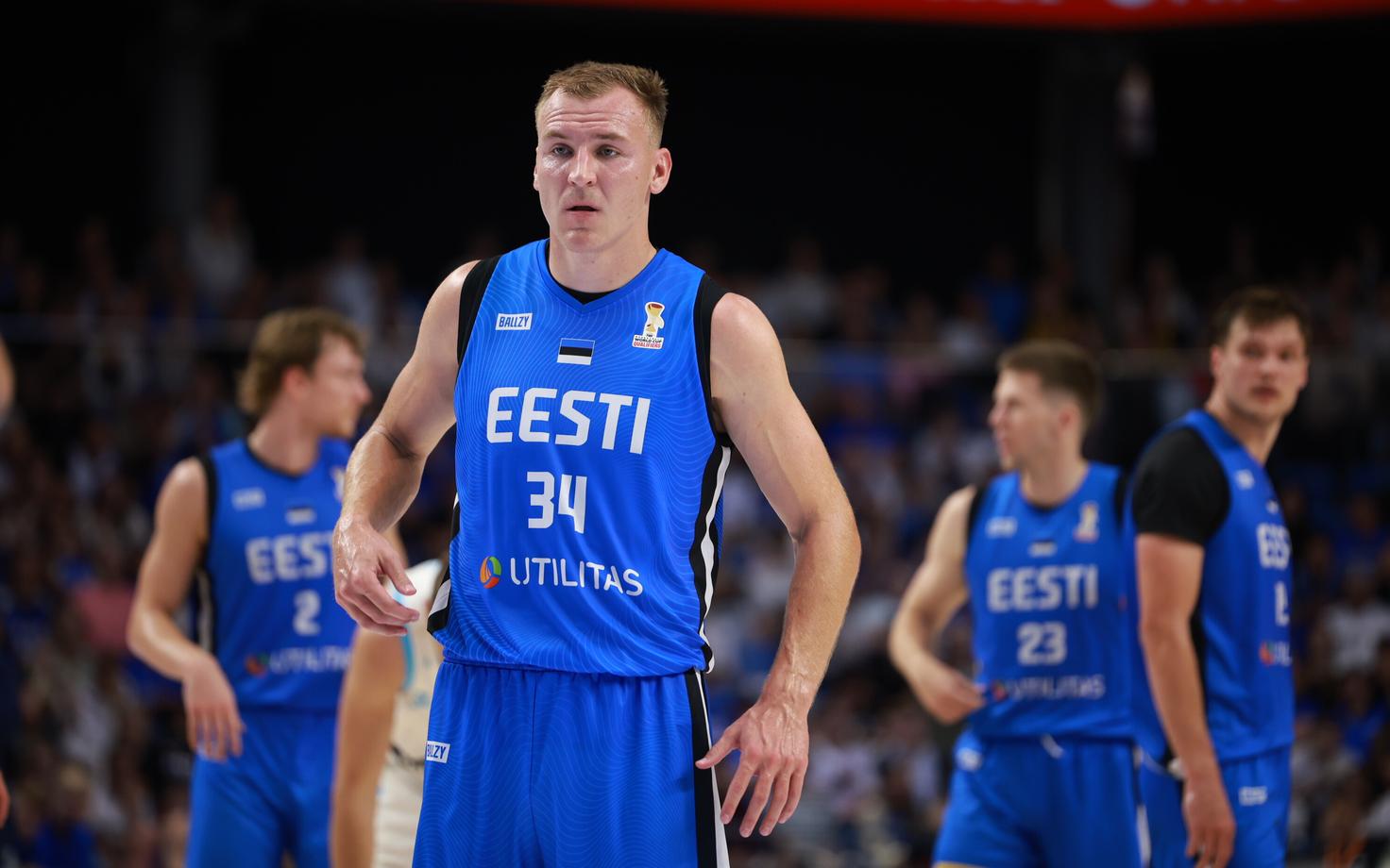 Eesti korvpallikoondislane Artur Konontšuk.
