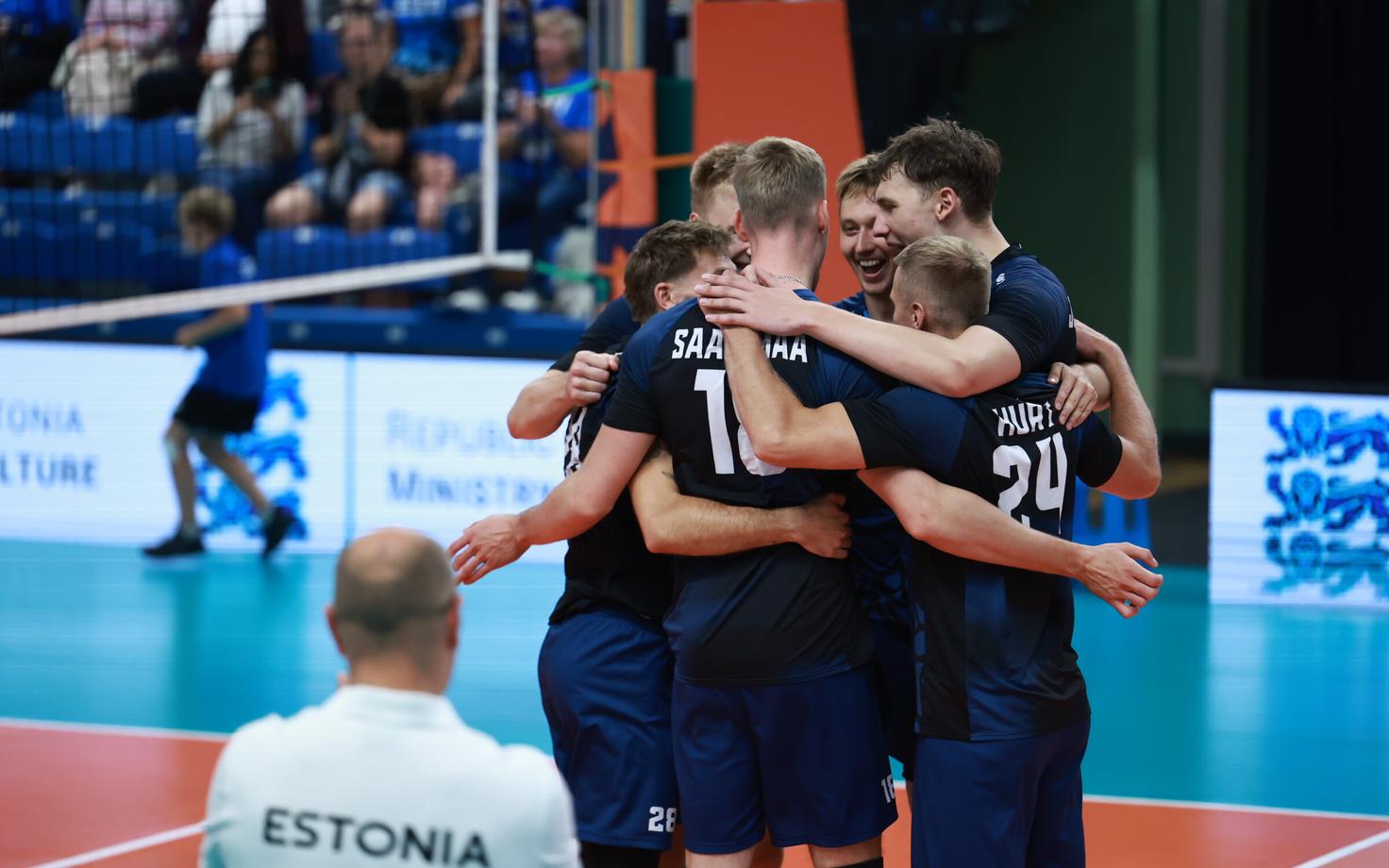 Eesti meeste võrkpallikoondis.
