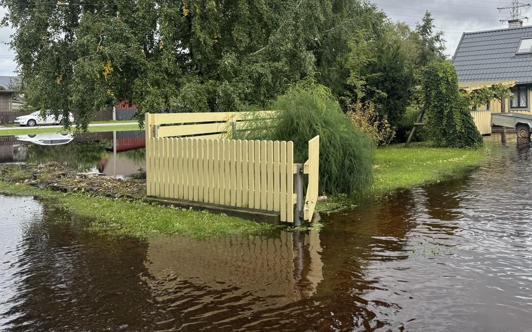 Üleujutus Pärnu Rääma linnaosas.