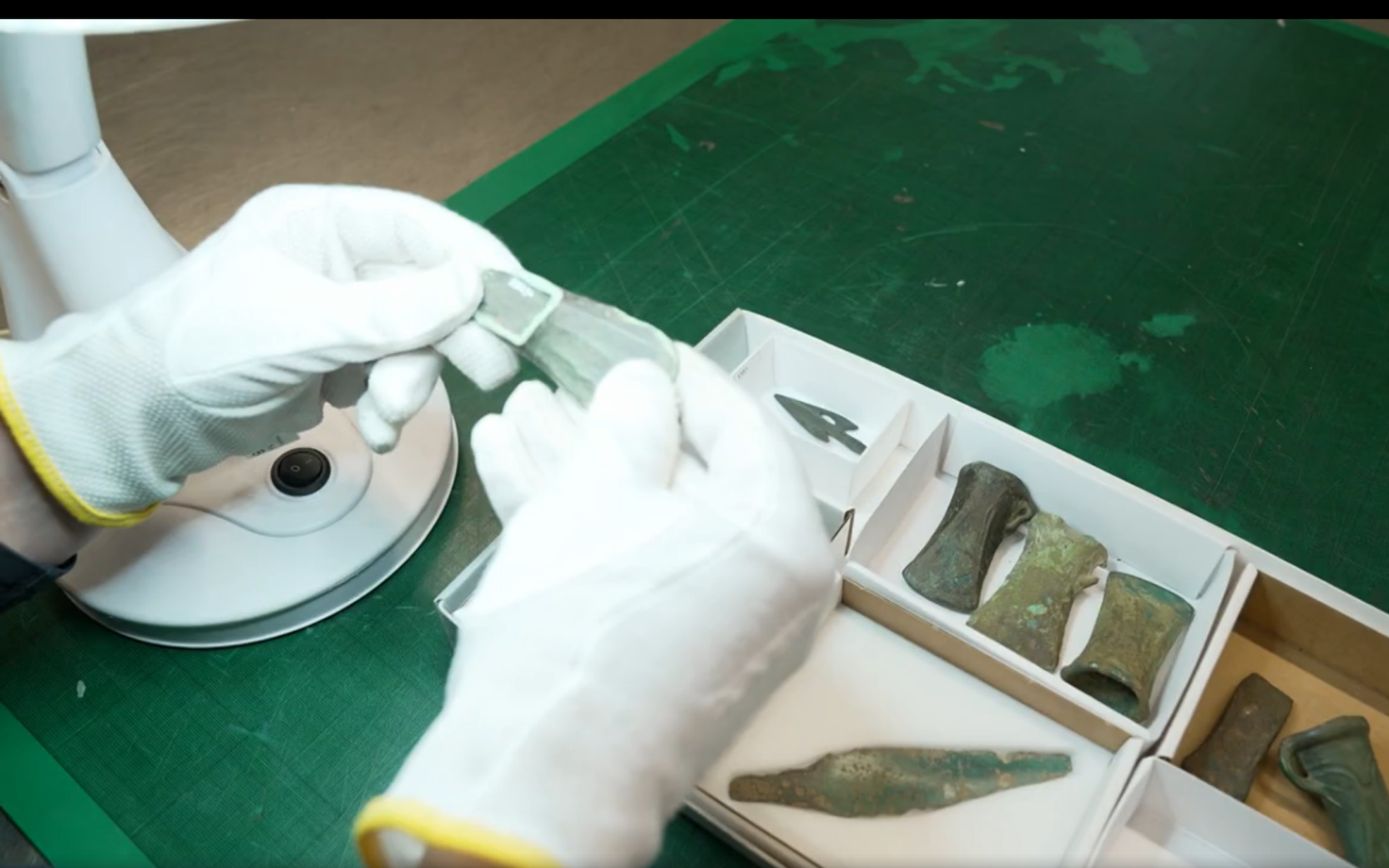 Various types of axes account for a significant share of the Bronze Age material. Researchers have found both large, full-sized working axes and smaller tools designed for different purposes.