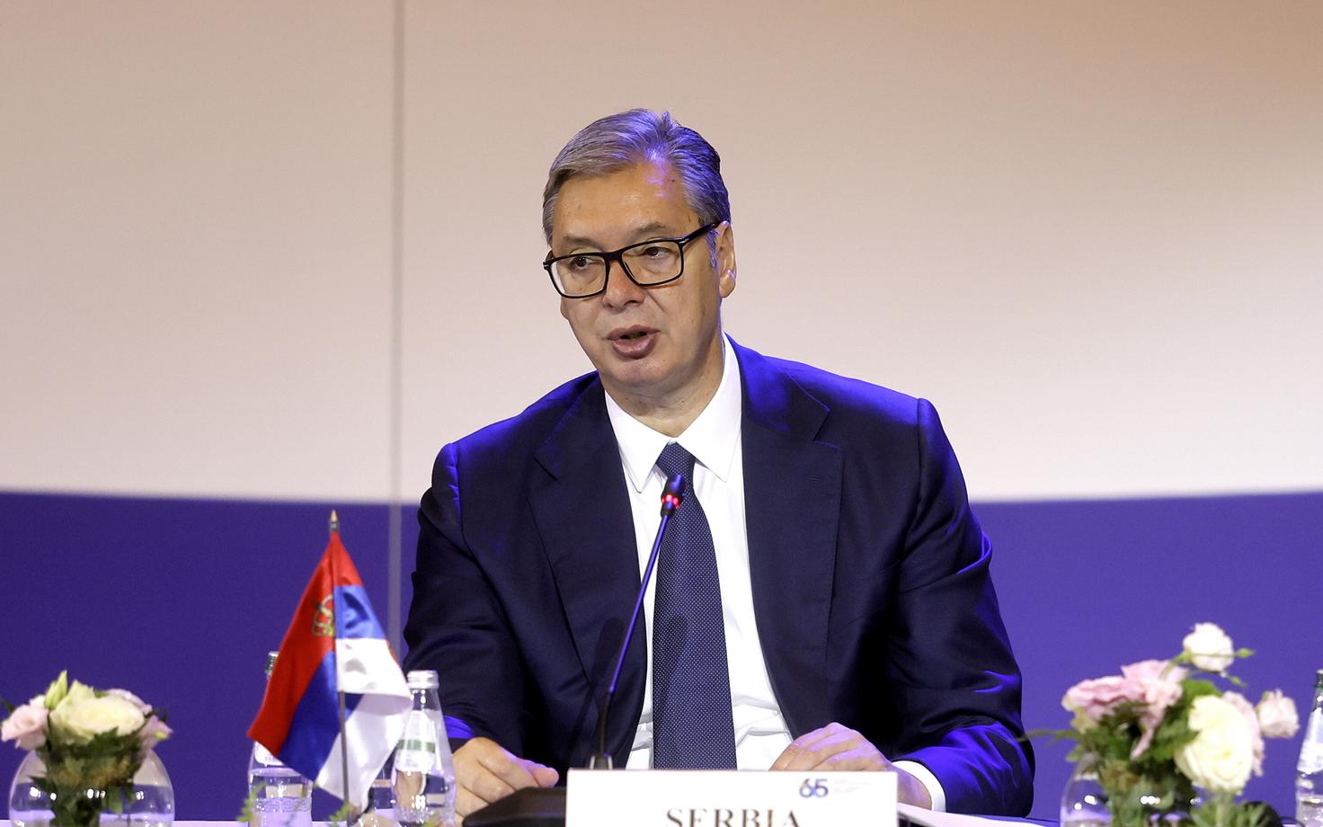 Serbia president Aleksandar Vučić