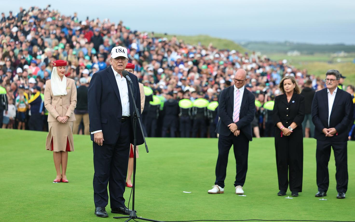 Donald Trump kõneleb auhinnatseremoonial Doonbegis
