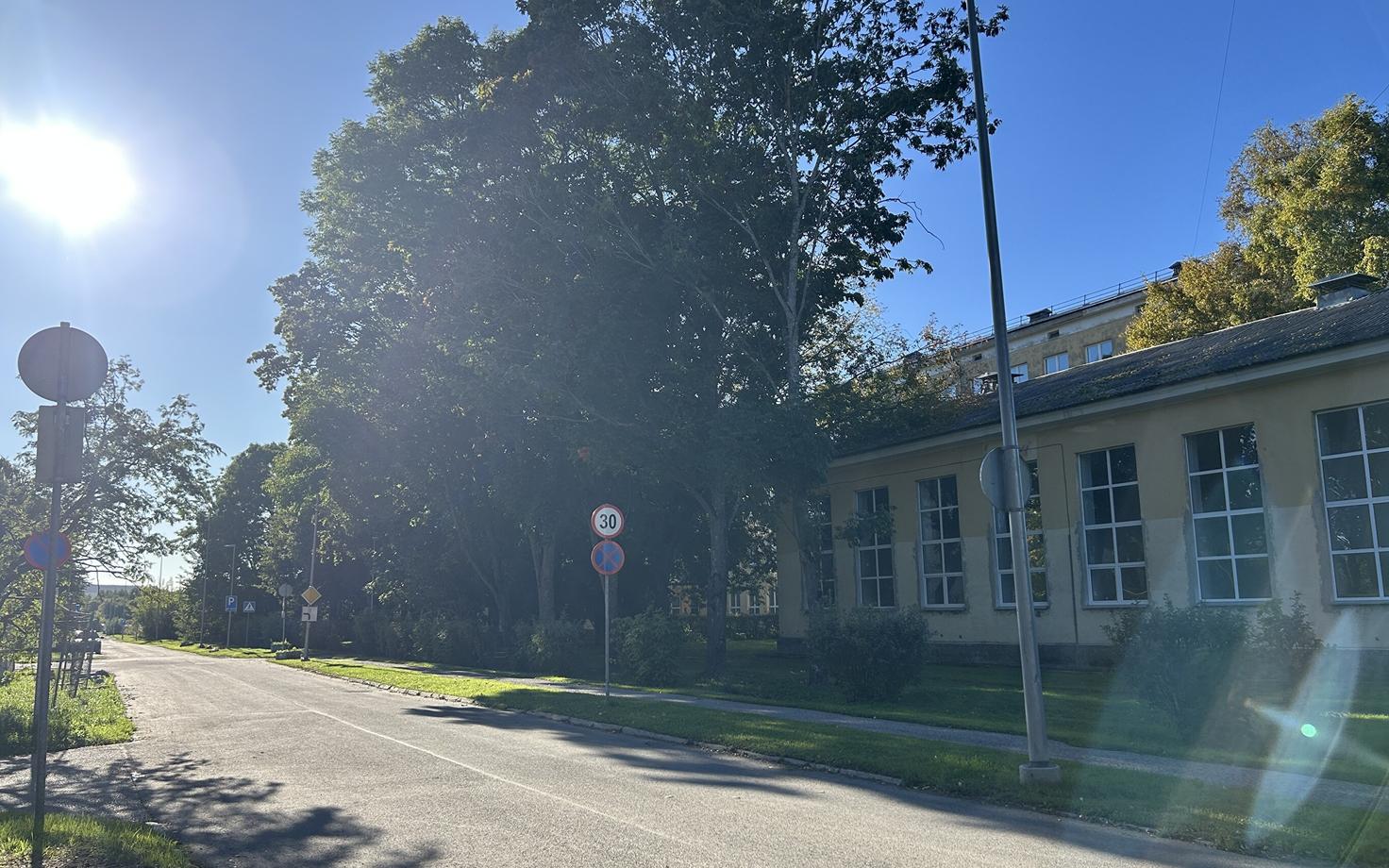 Endla tänav in Kohtla-Järve, scene of Sunday night's mass brawl, which ended in a fatality and multiple injuries.