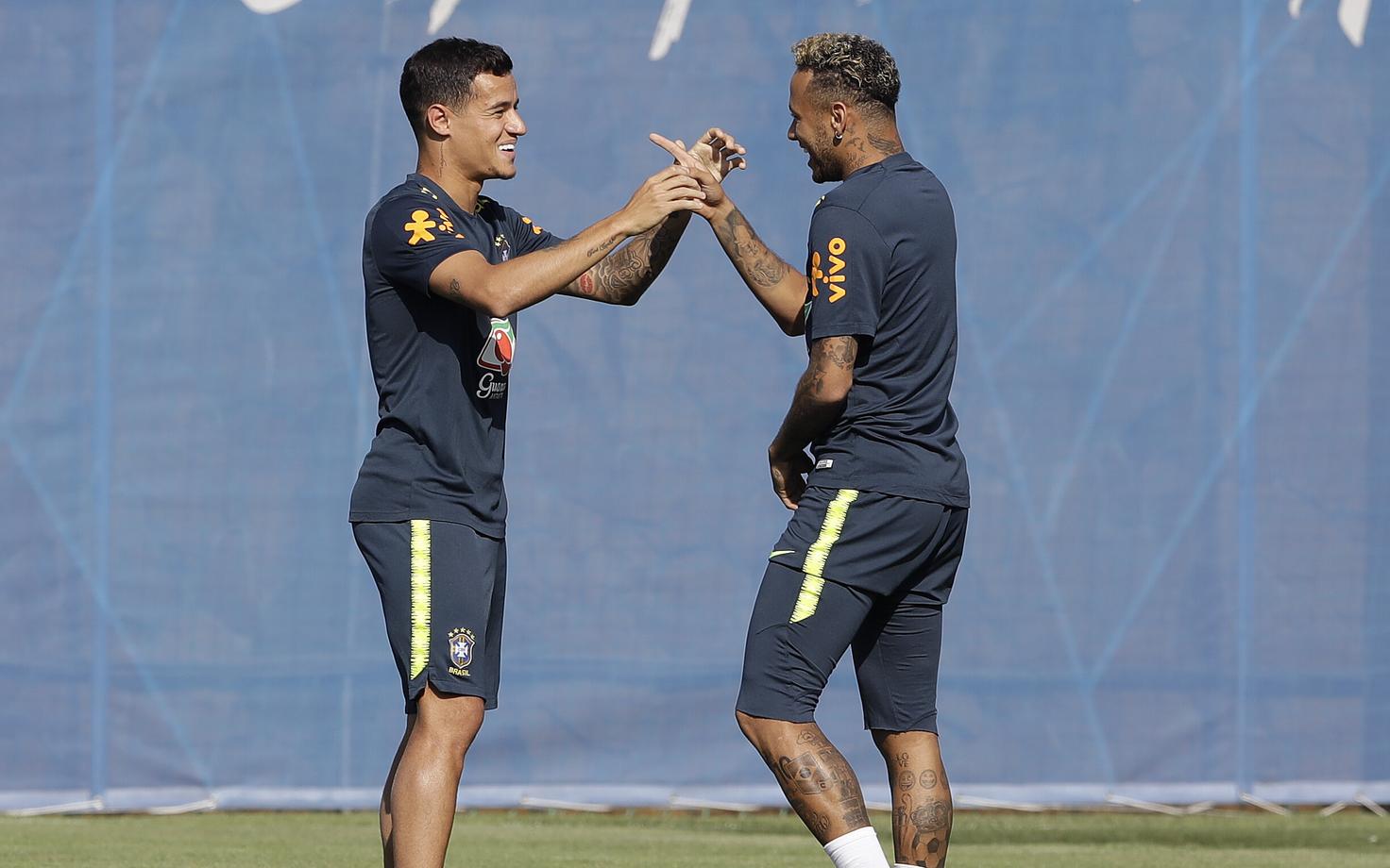 Philippe Coutinho ja Neymar