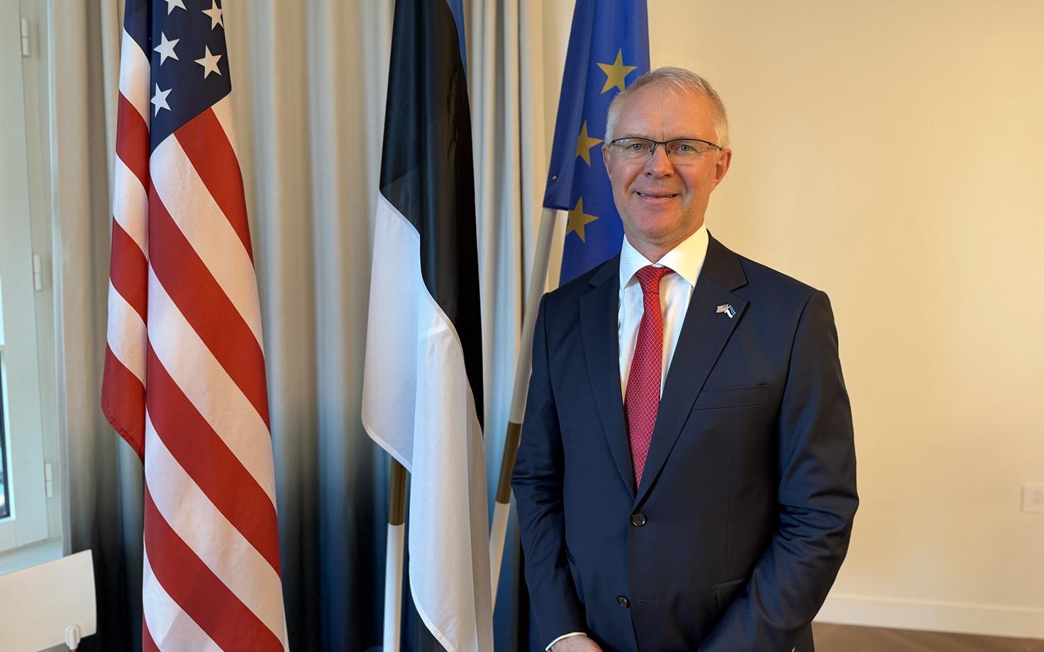 Estonia’s ambassador to the United States, Hannes Hanso.