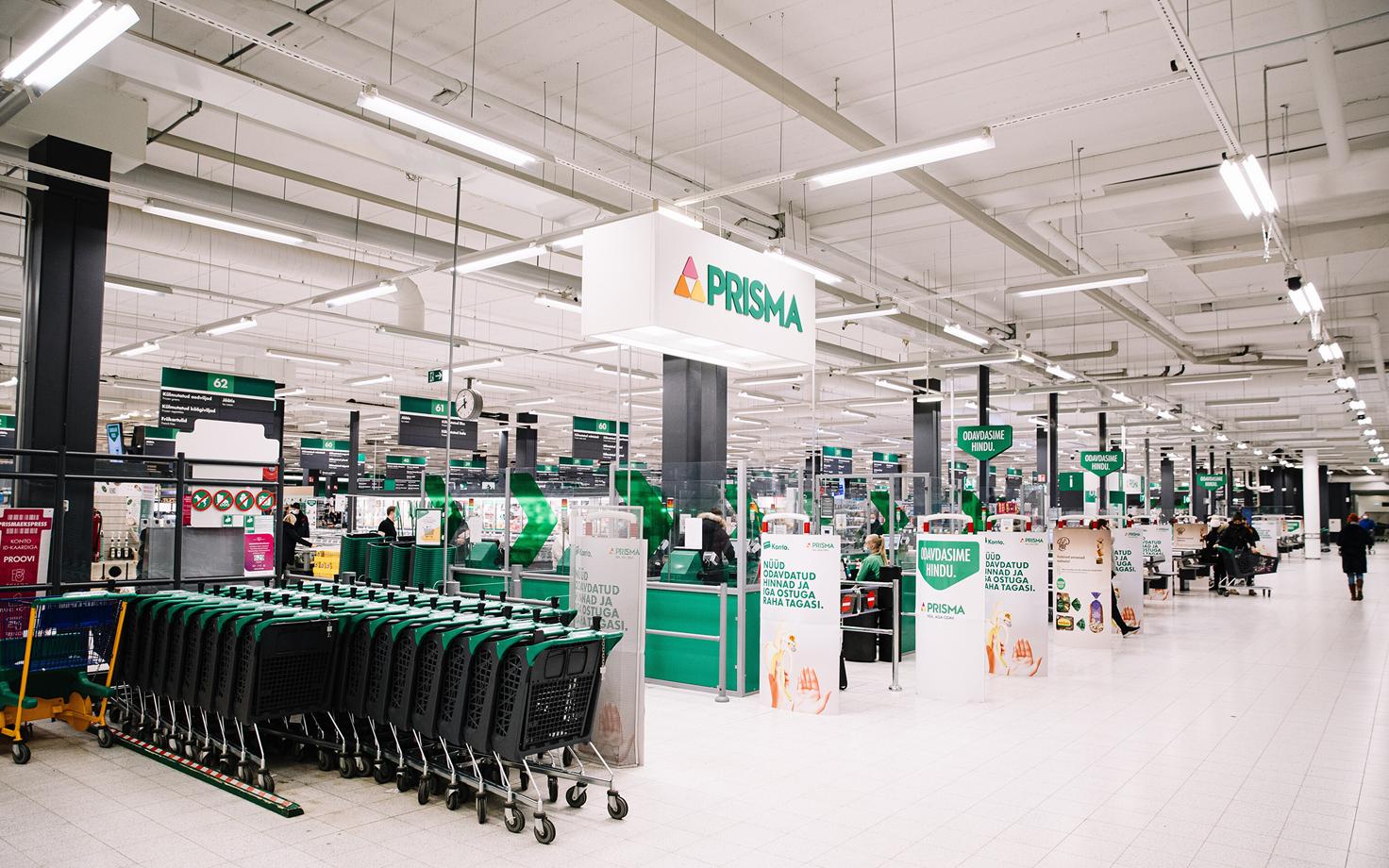 A Prisma supermarket, soon to be rebranded as a Coop.