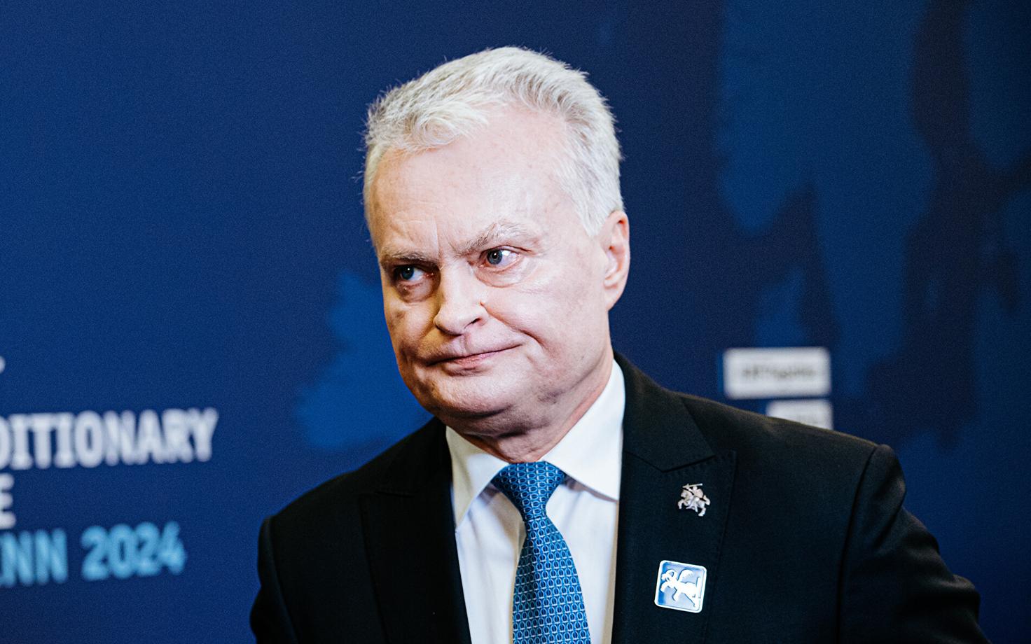 Leedu president Gitanas Nauseda detsembris Tallinnas peetud JEF tippkohtumisel.