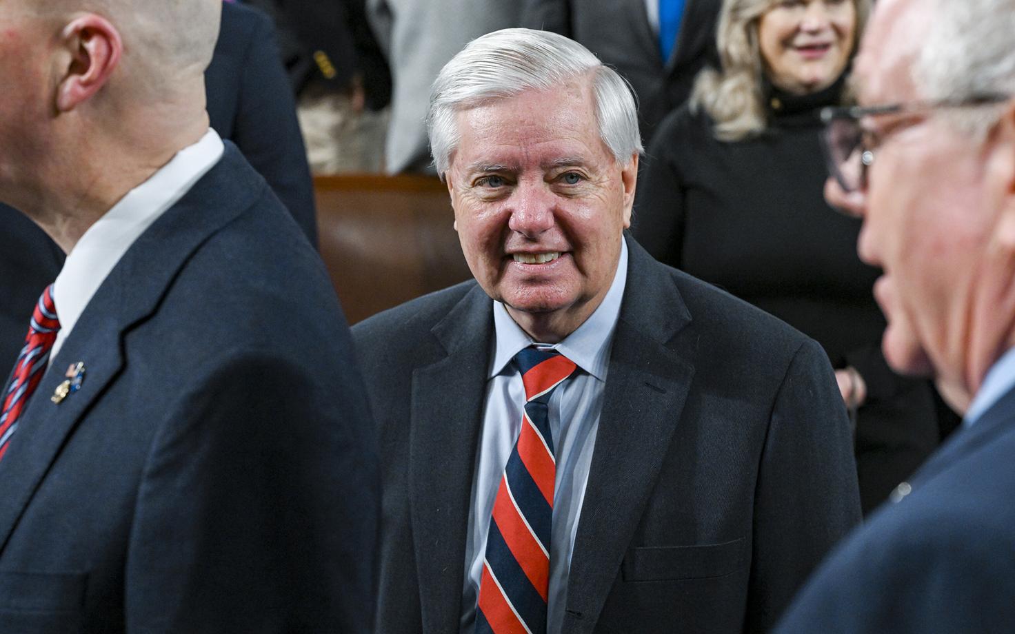 Sanktsiooniseaduse üks algataja, hiljuti surnud senaator Lindsey Graham.