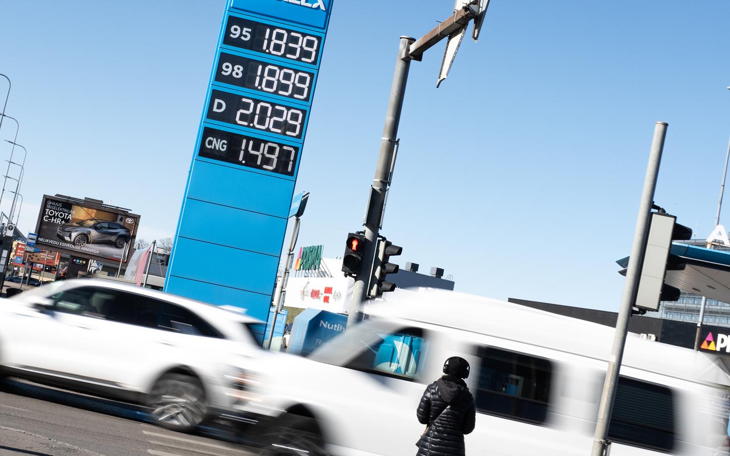 Alexela filling station.