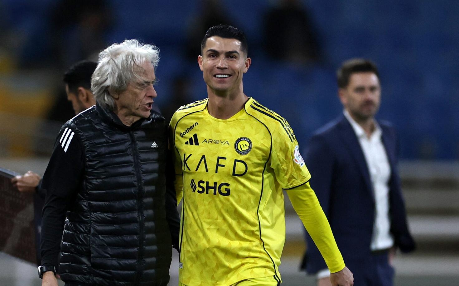Jorge Jesus ja Cristiano Ronaldo