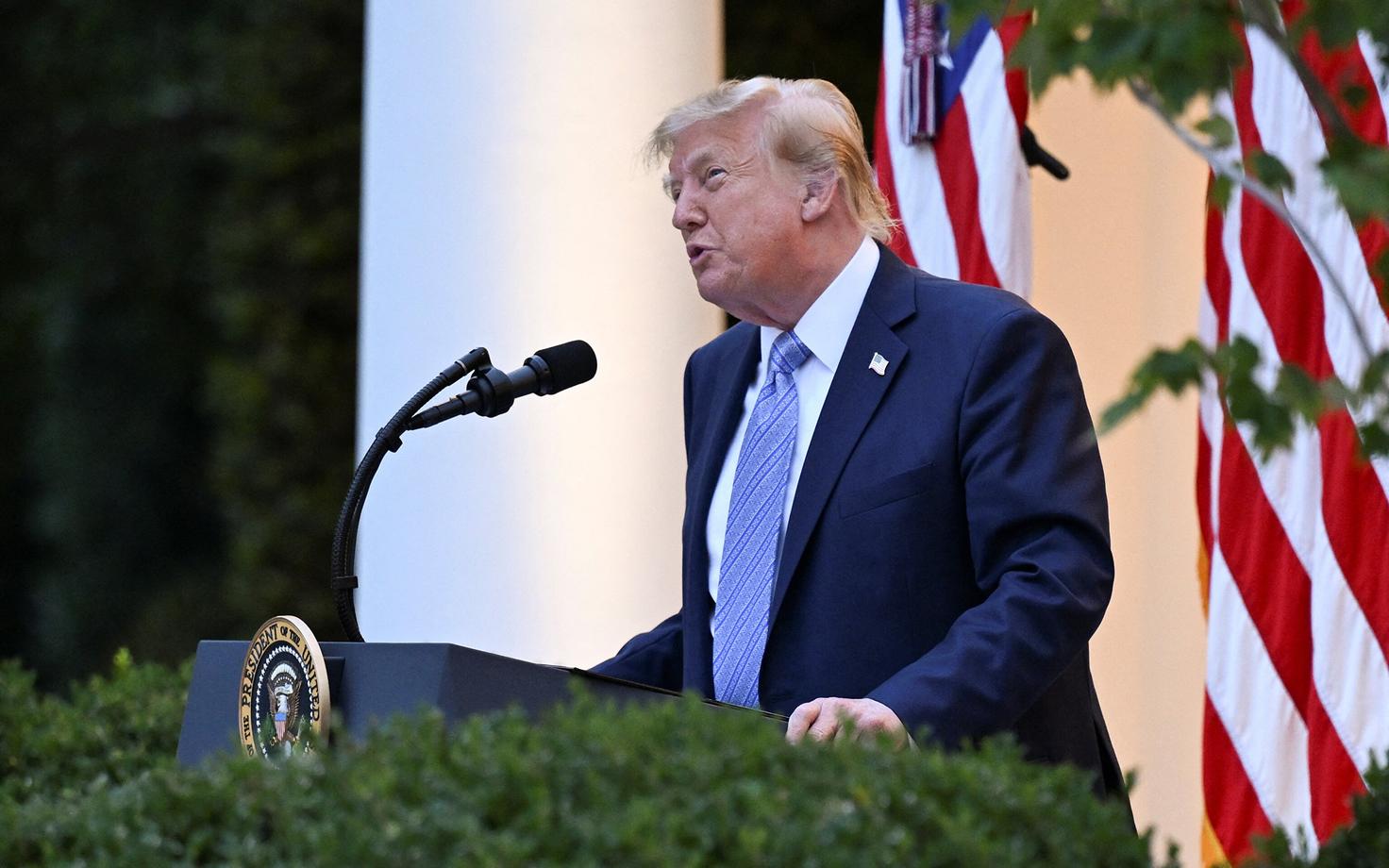USA president Donald Trump