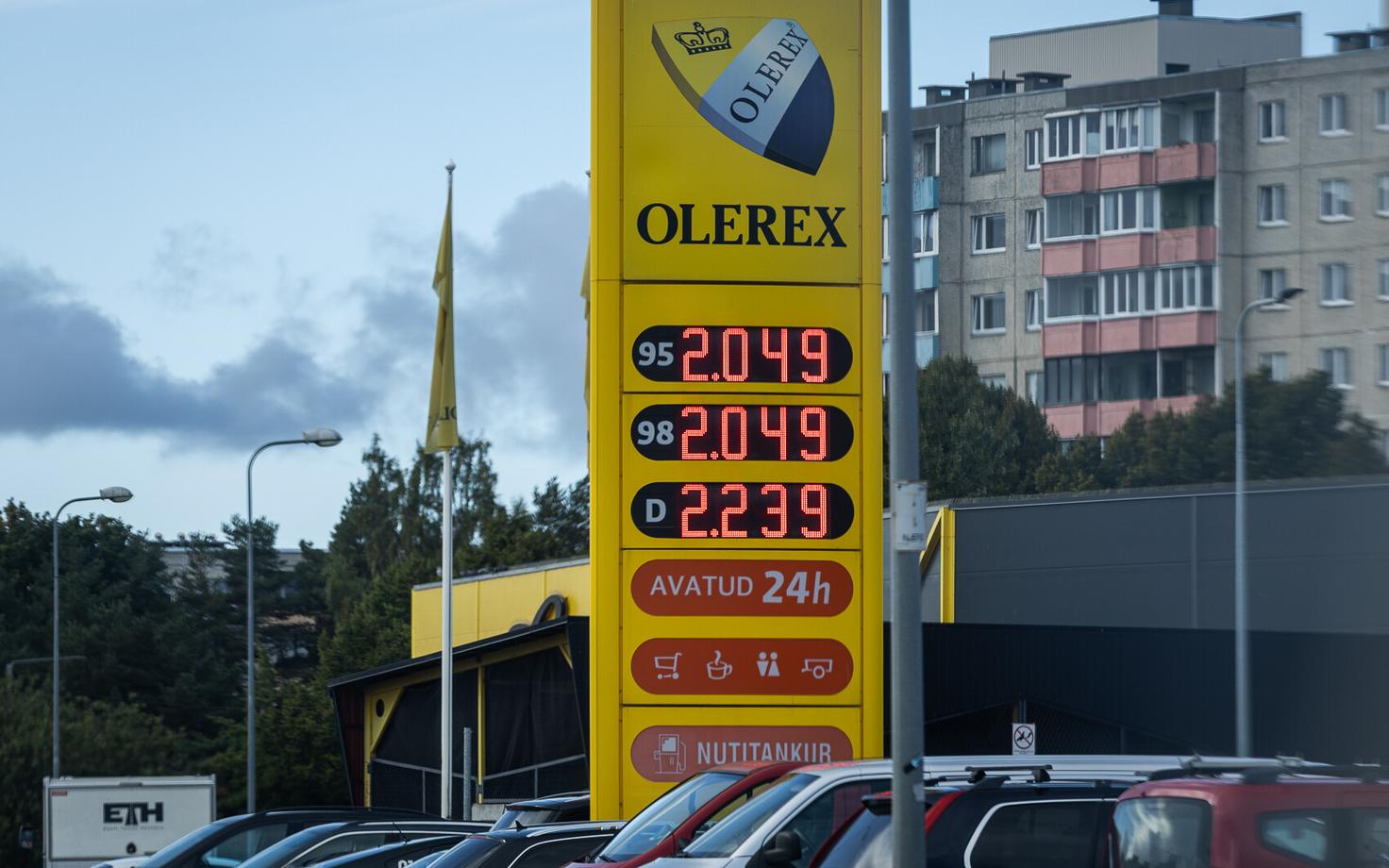 Цены на топливо в Таллинне 21 сентября.