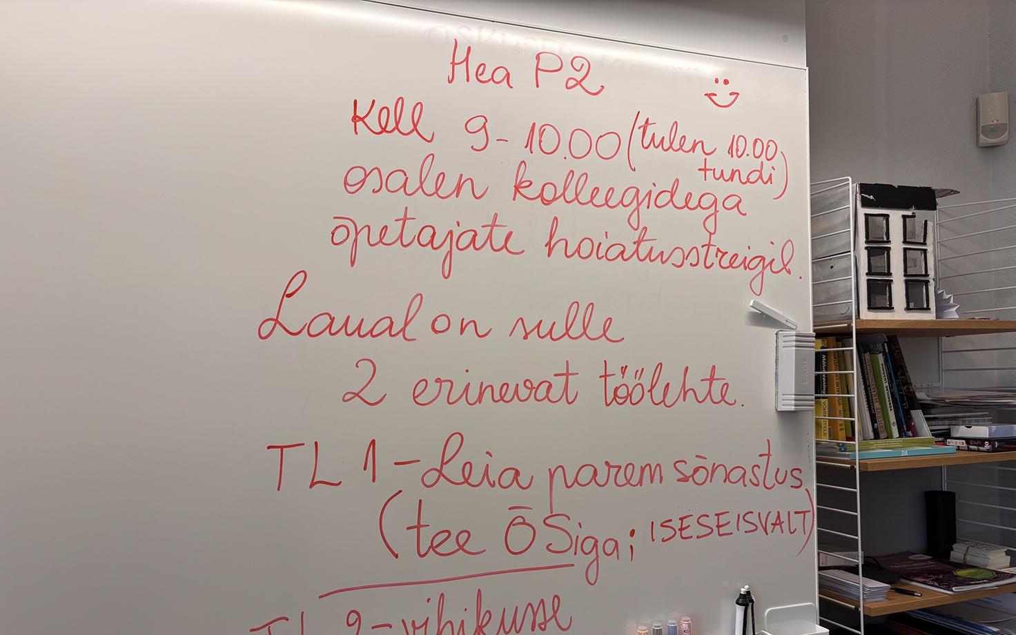 Õpetajate streik Paide gümnaasiumis