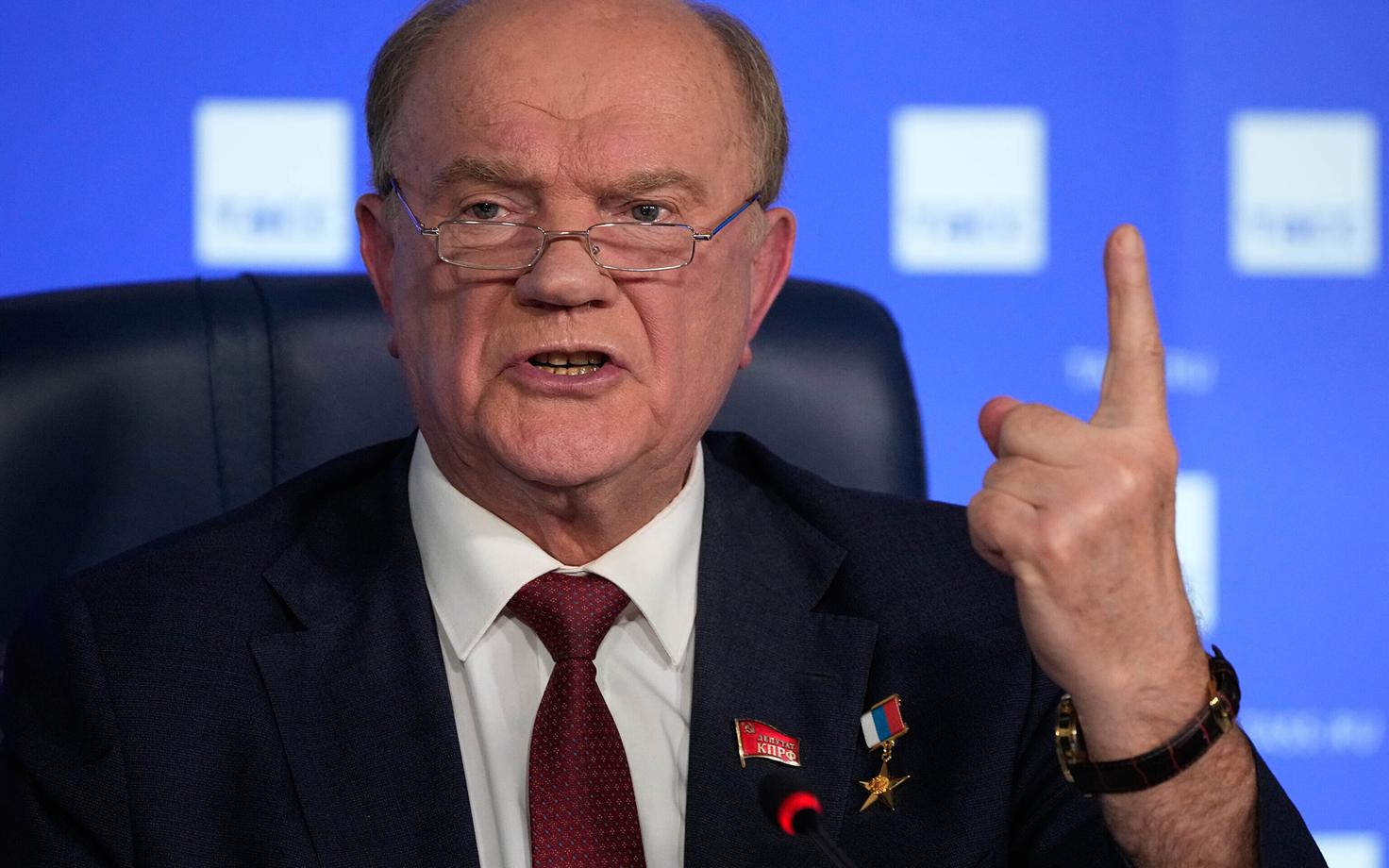 Venemaa kompartei juht Gennadi Zjuganov.