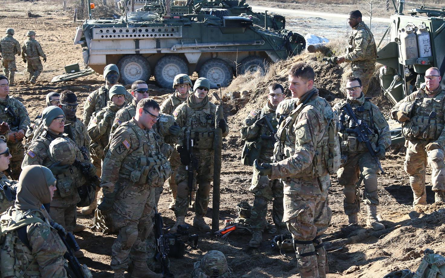 USA sõdurid õppusel Eestis.