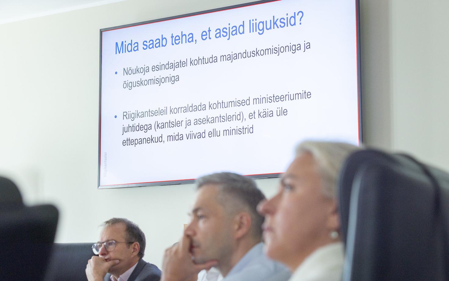 Majanduskasvu nõukoja kohtumine 15. septembril