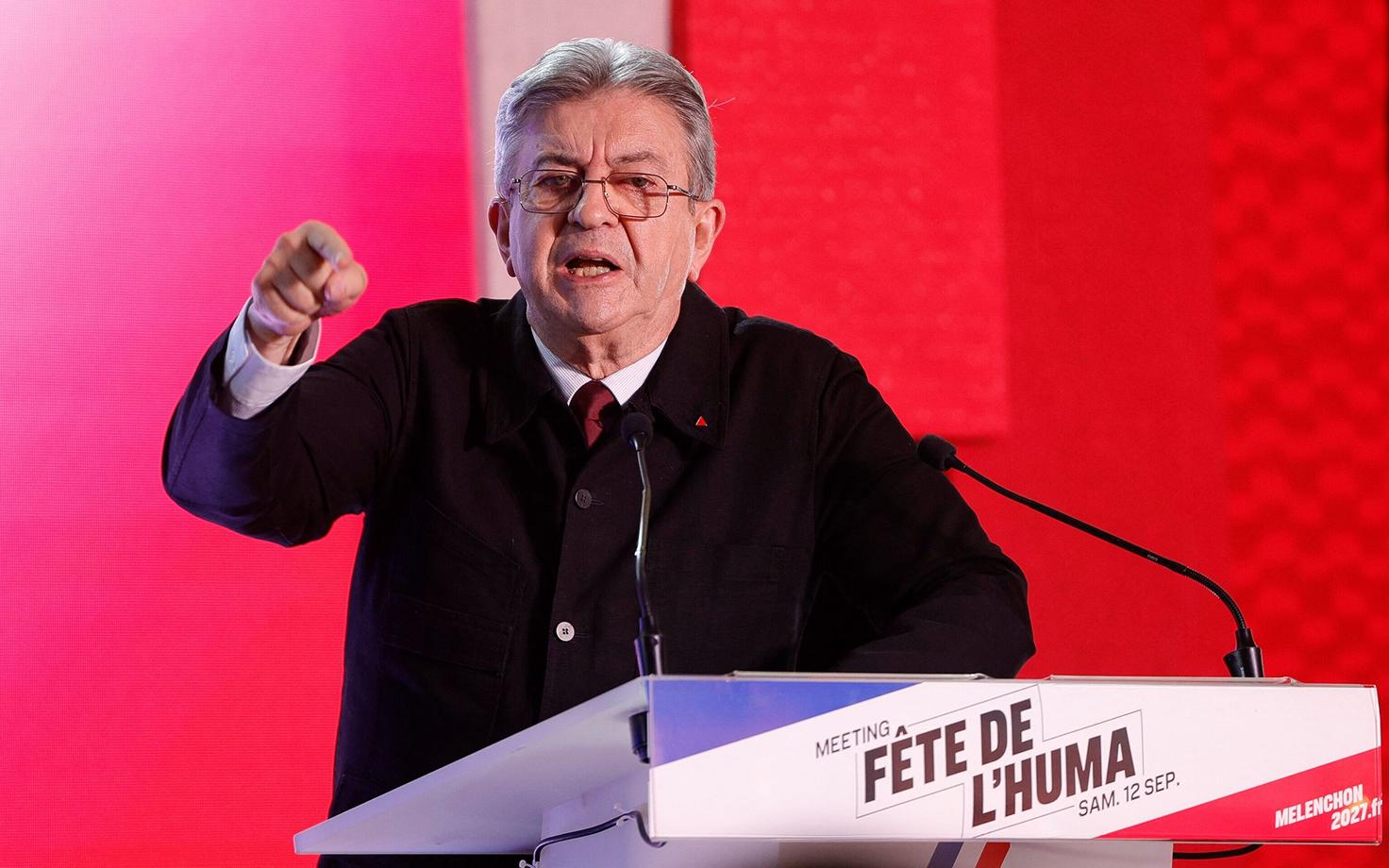 Vasakpopulistide liider Jean-Luc Mélenchon