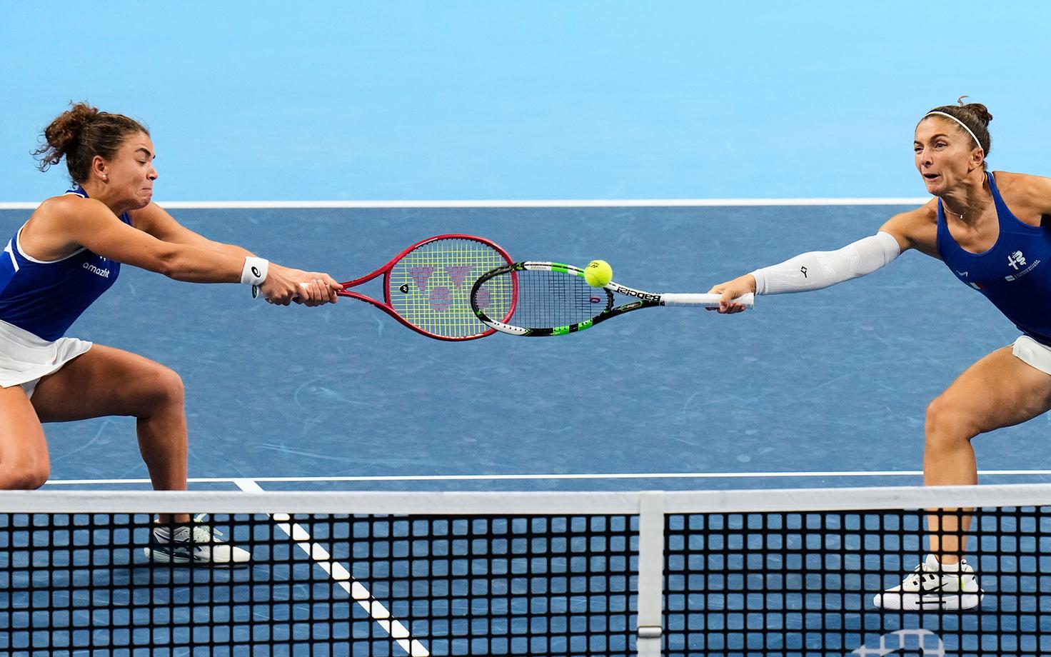 Jasmine Paolini ja Sara Errani