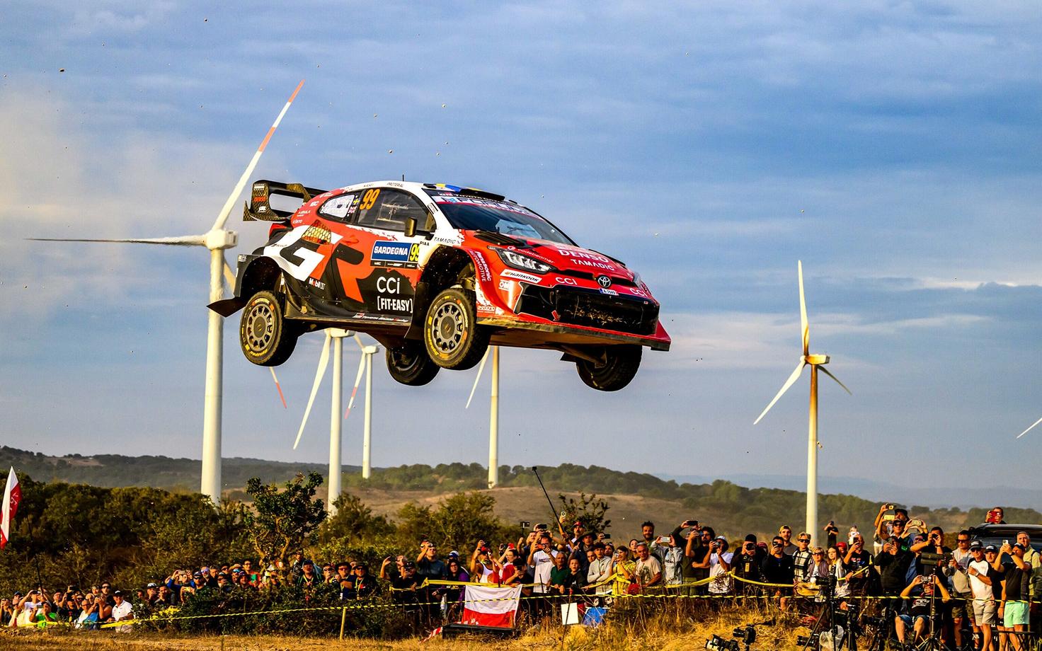 Oliver Solberg Sardiinia MM-rallil.