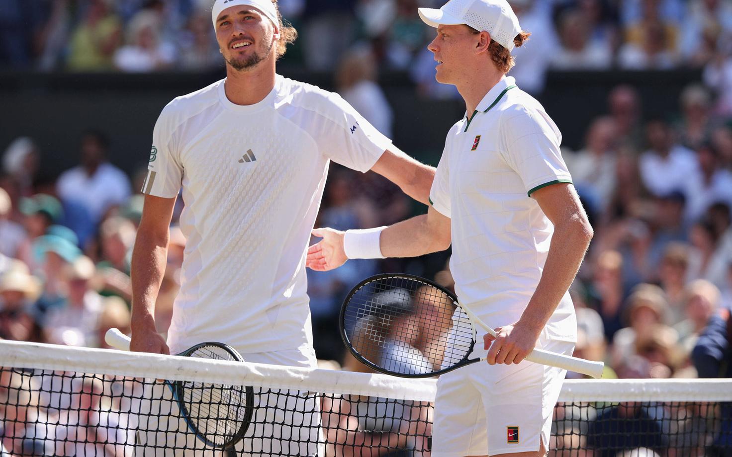 Alexander Zverev ja Jannik Sinner