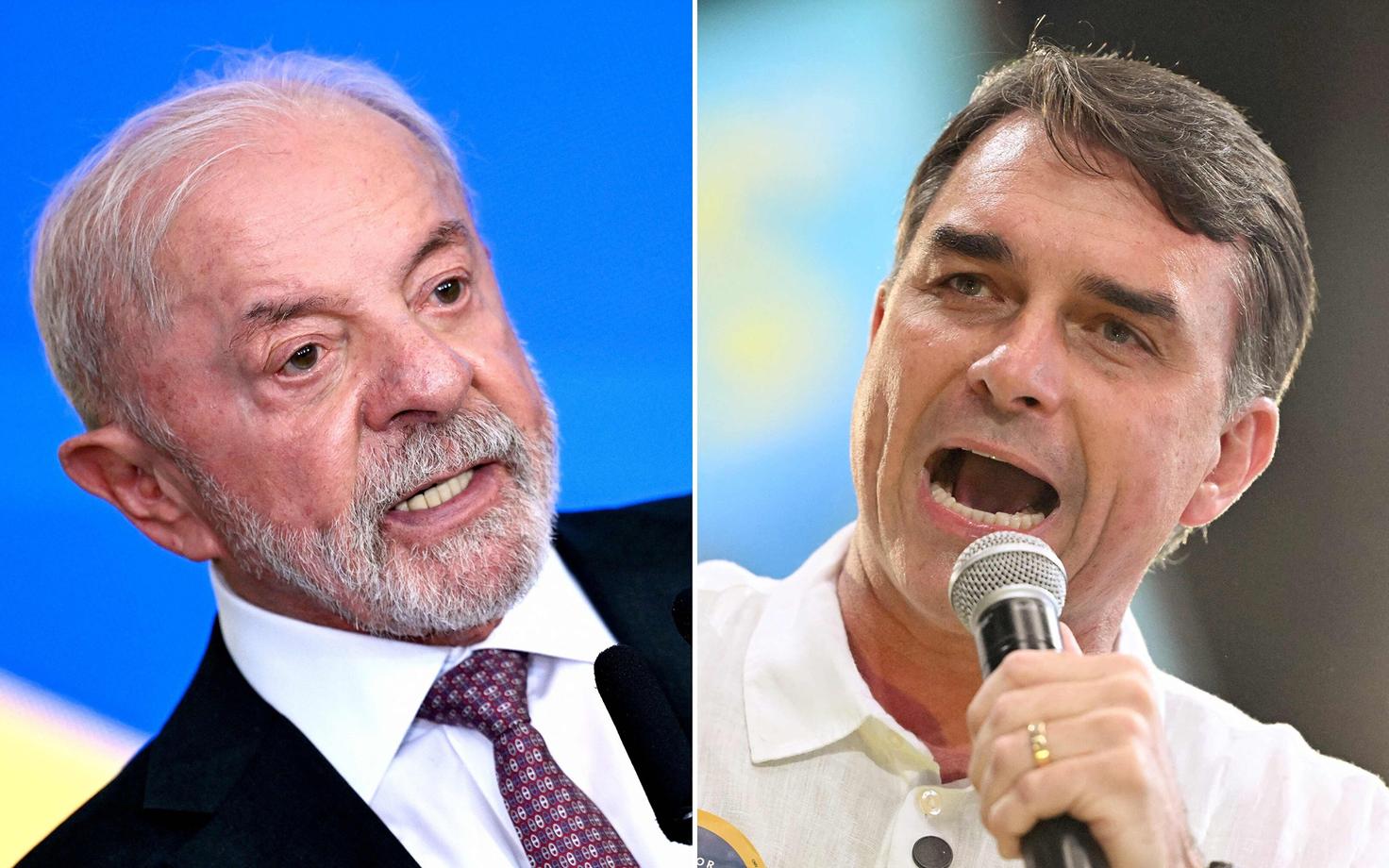 Brasiilia presidendivalimiste kaks juhtivat kandidaati Luiz Inácio Lula da Silva (vasakul) ja Flávio Bolsonaro.