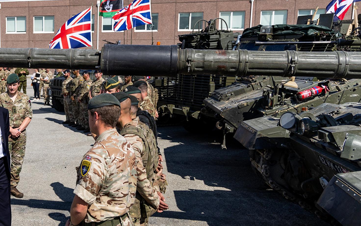 Britain's contribution to Estonia's defense is mostly based at Tapa.