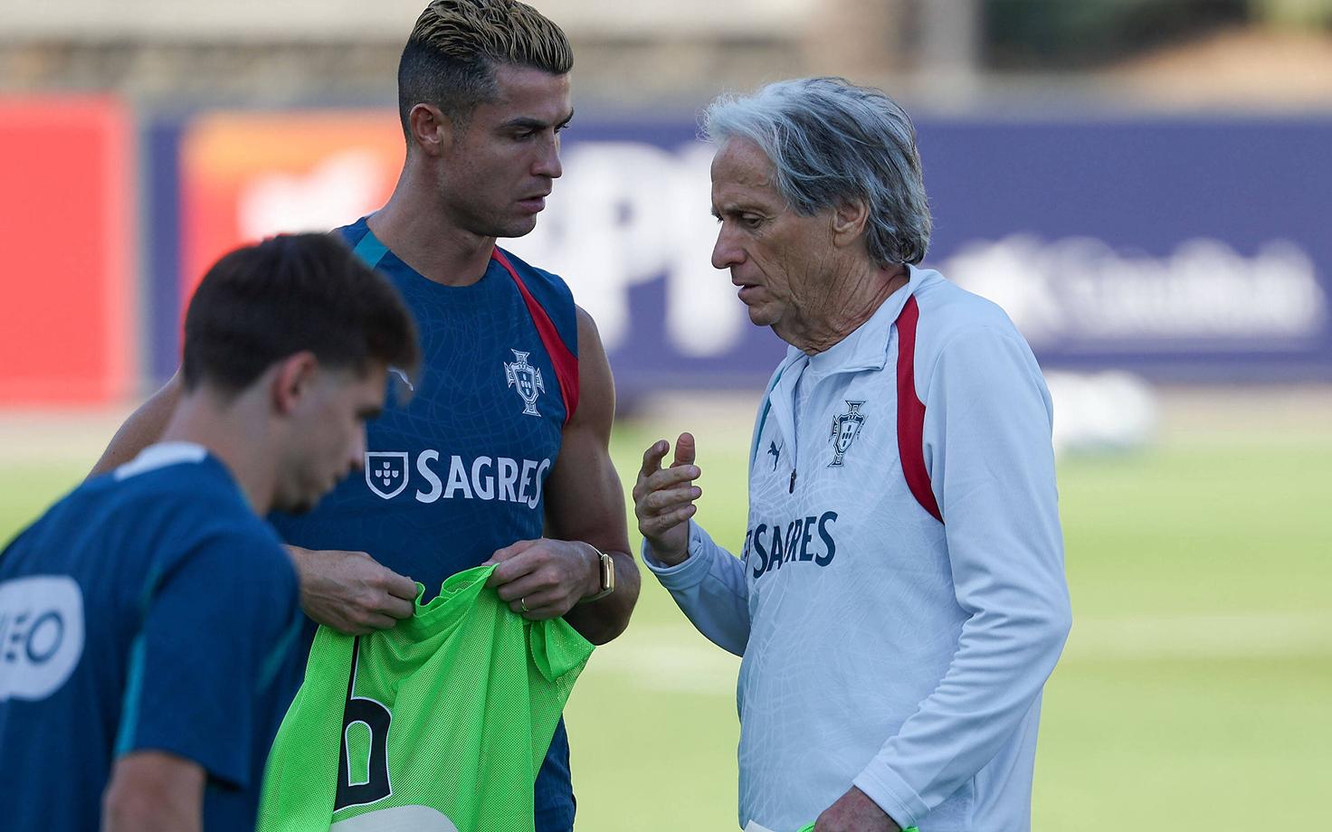 Cristiano Ronaldo ja Jorge Jesus.